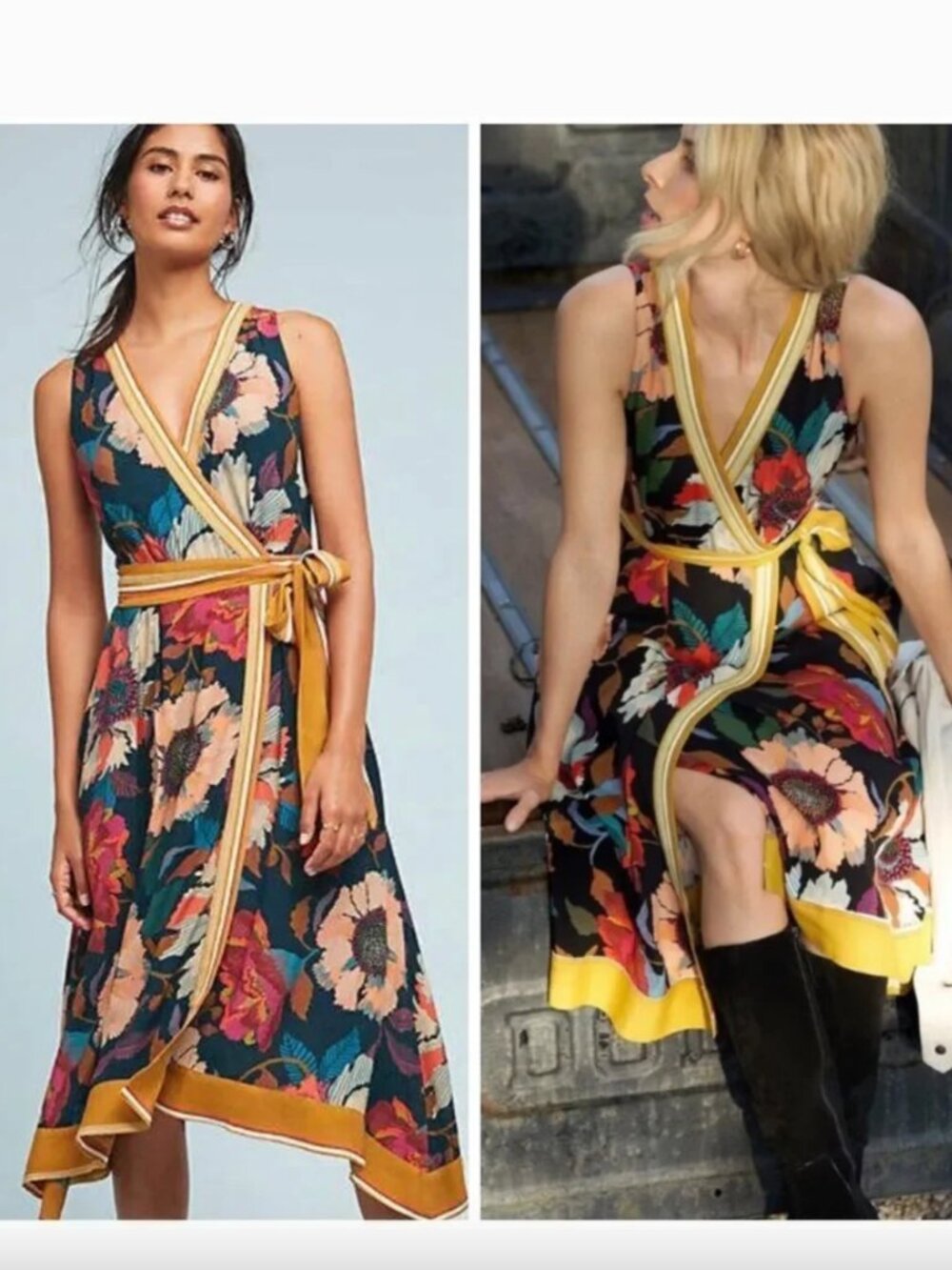 Anthropologie Maeve Botanica Dress